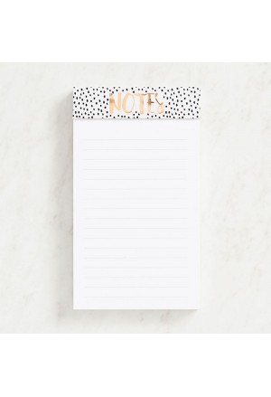 Vanilla Bean Notepad