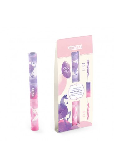 Pink and purple double-ended mascara